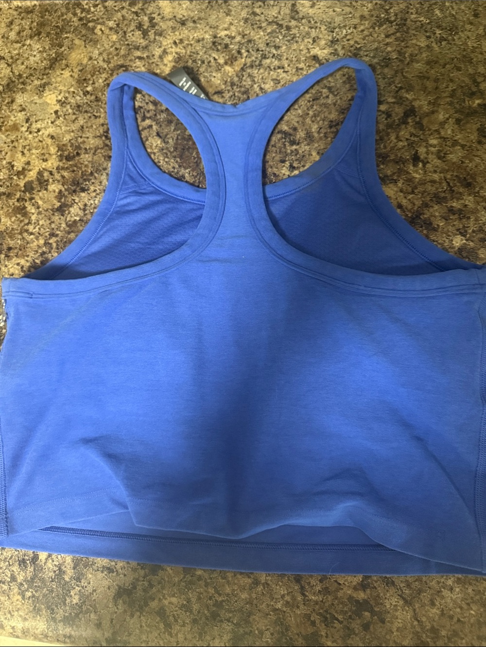 Vuori Royal Blue Racerback Sports Bra Crop Top and Full Length Leggings NWT - Picture 5 of 8